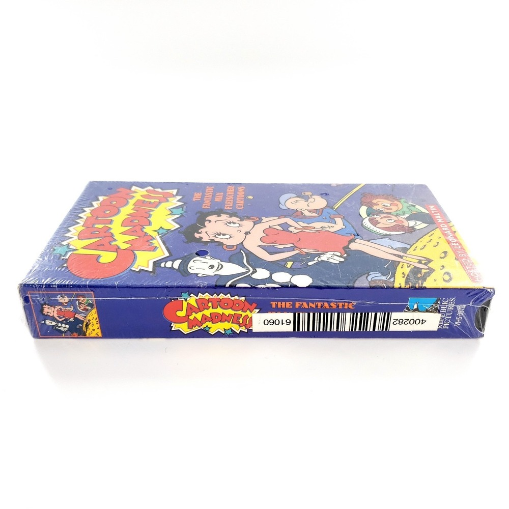 Cartoon Madness The Fantastic Max Fleischer Cartoons VHS Leonard Maltin Sealed - Picture 6 of 6